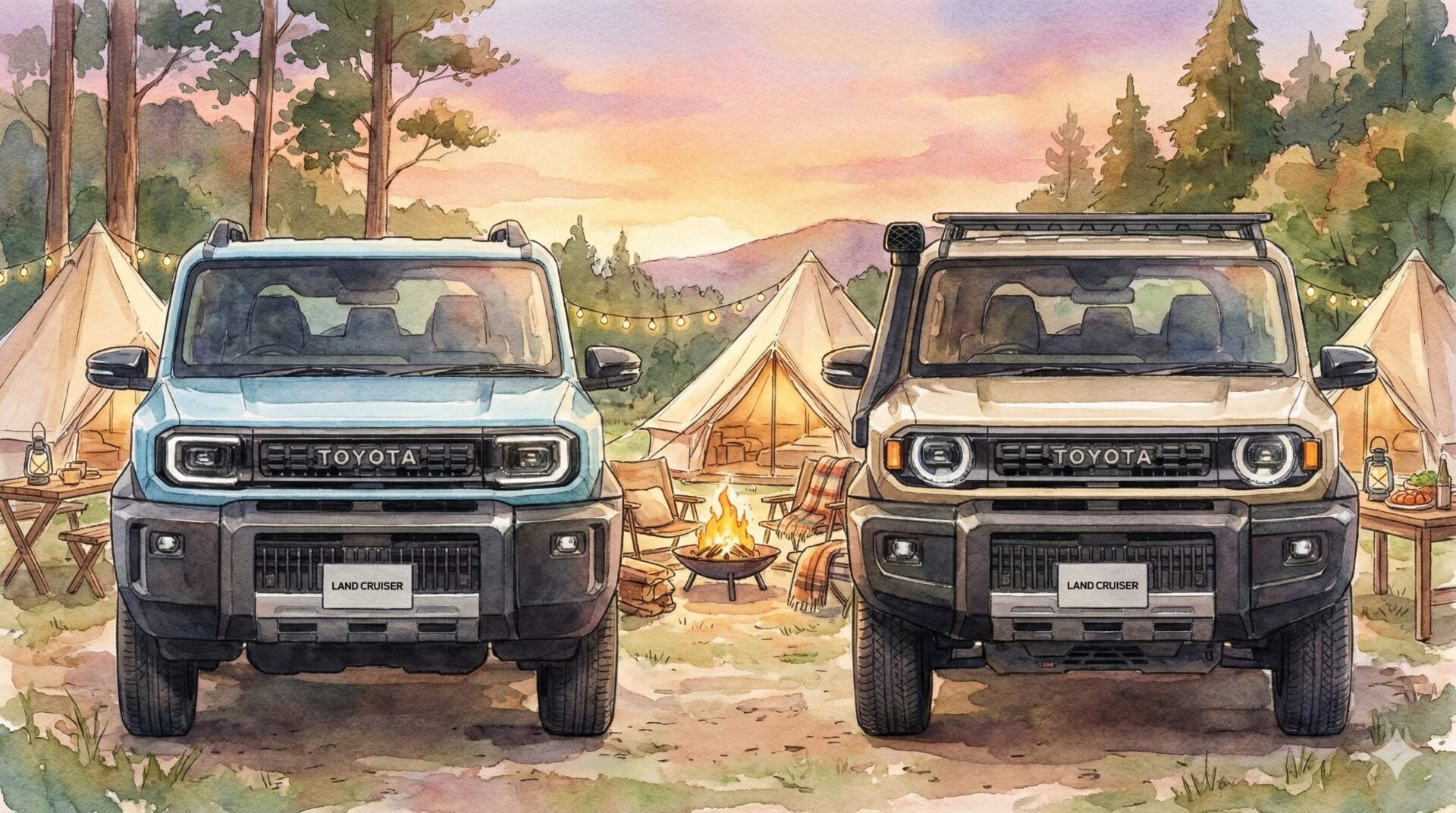 ランドクルーザーFJイラスト