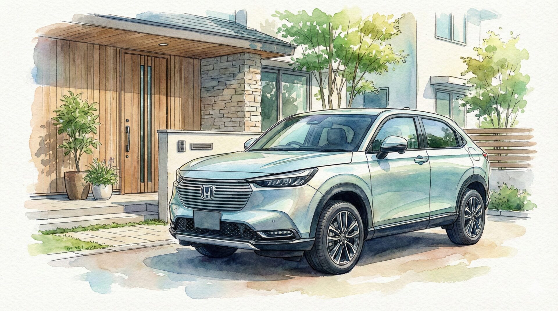 ヴェゼルイラスト