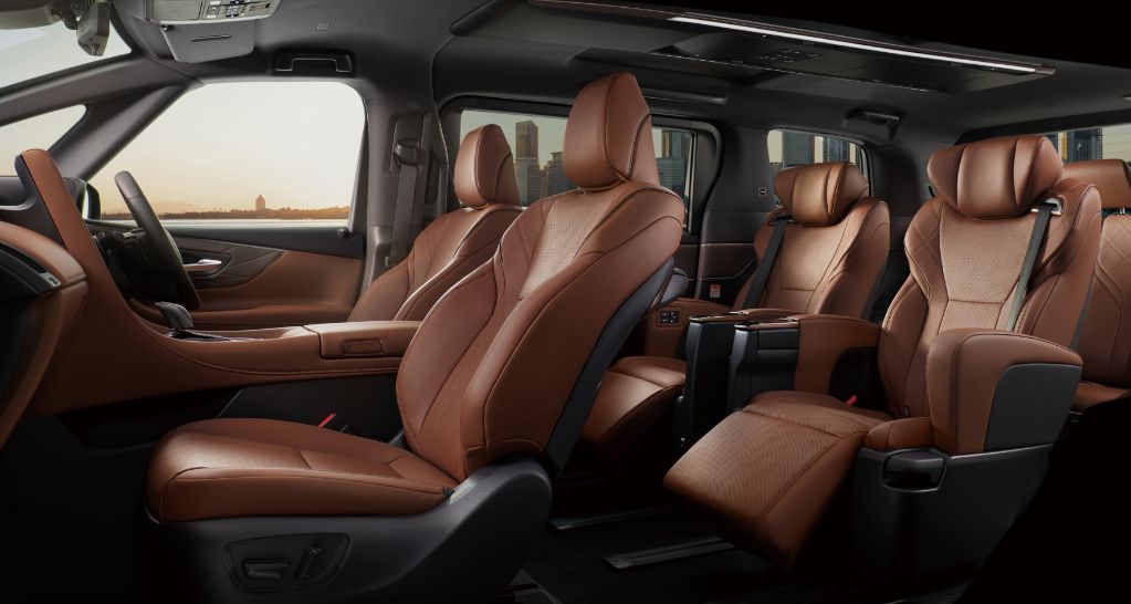 ヴェルファイア内装色のサンセットブラウン