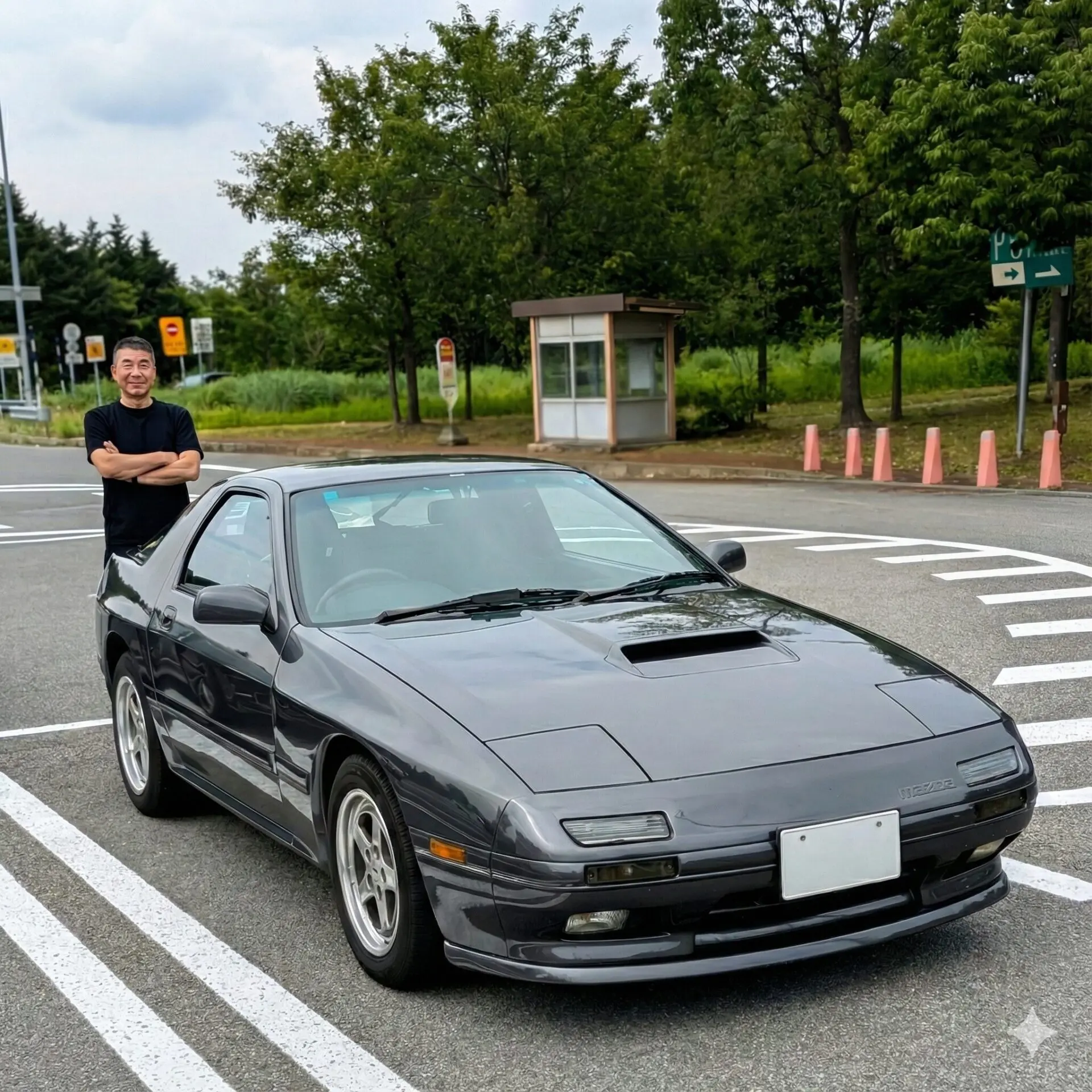 FC3Sとイチナナ君