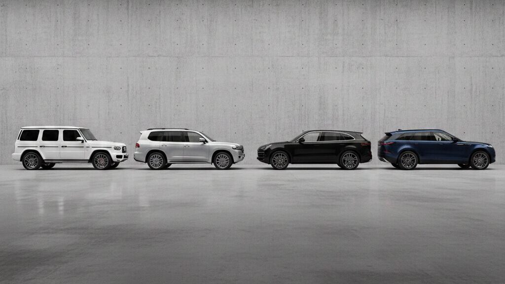 Gクラスとライバル車