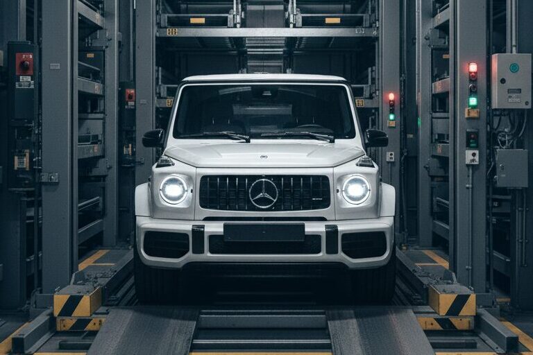 メルセデスベンツG機械式駐車場