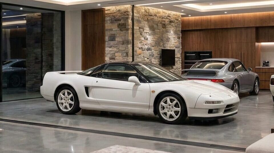 初代NSXと高級ガレージハウス