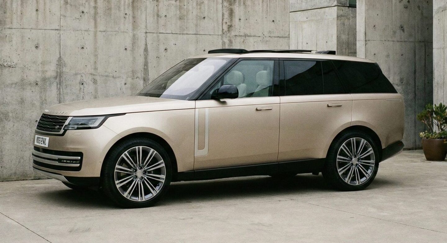 レンジローバー_背景打ちっぱなしコンクリート