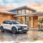 Q4 e-tronイラスト