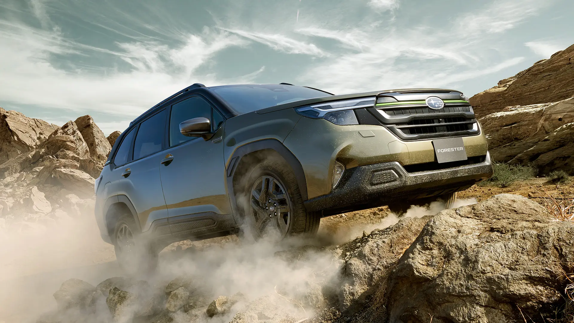 ひと目でタフな走りと高い機能性を予感させるデザイン