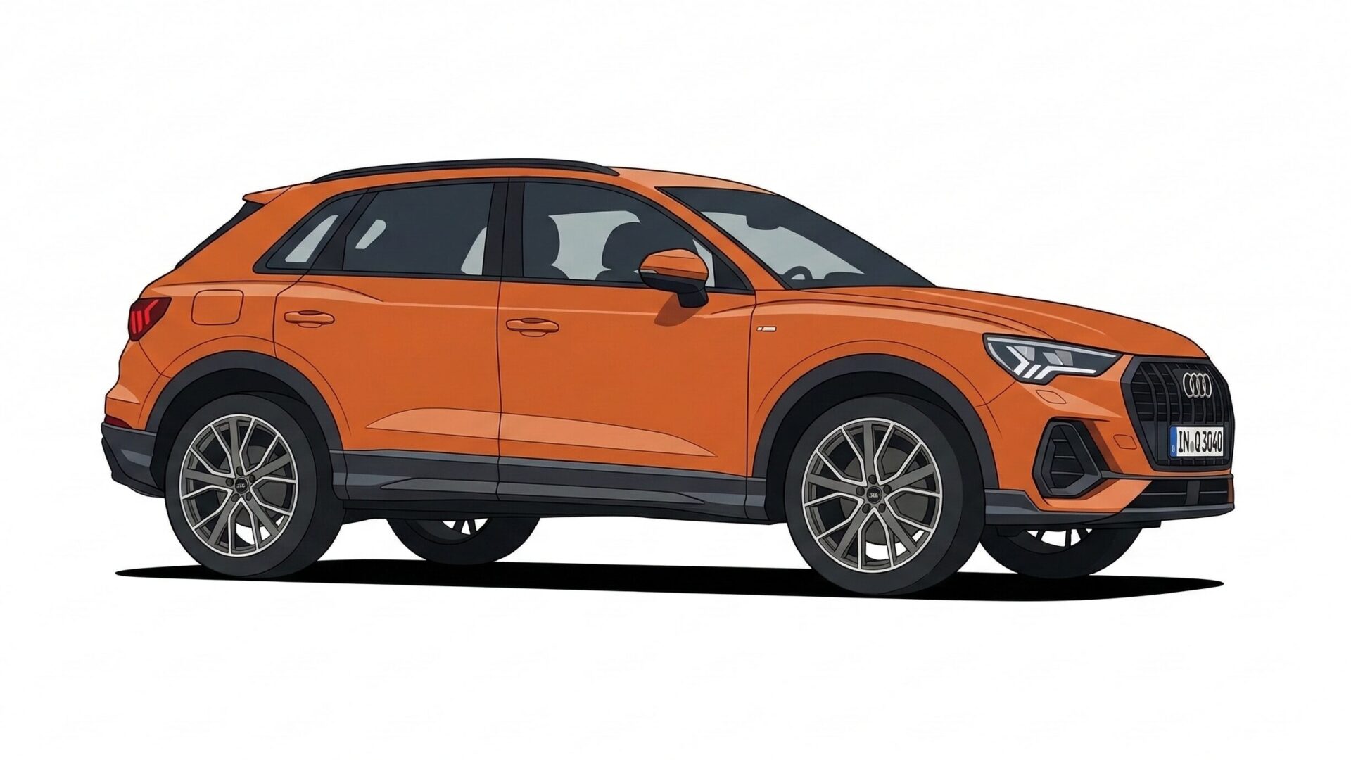 アニメ_アウディ Q3 (35 TDI)