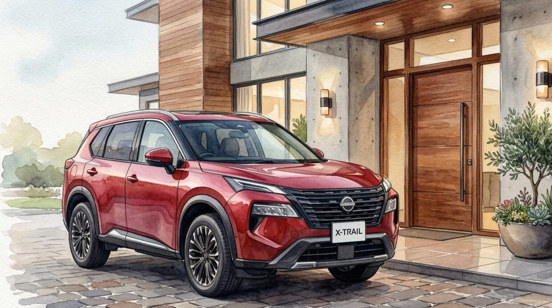 エクストレイルイメージイラスト