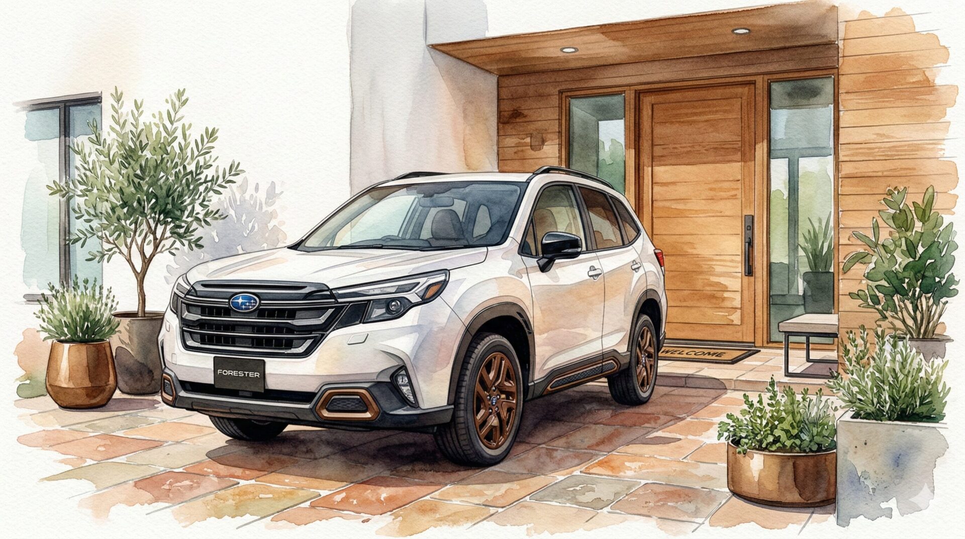 フォレスターイメージイラスト