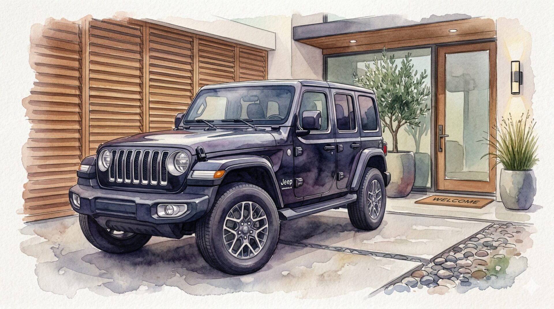 ジープラングラーイラスト2