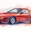 RX-7イラストFV