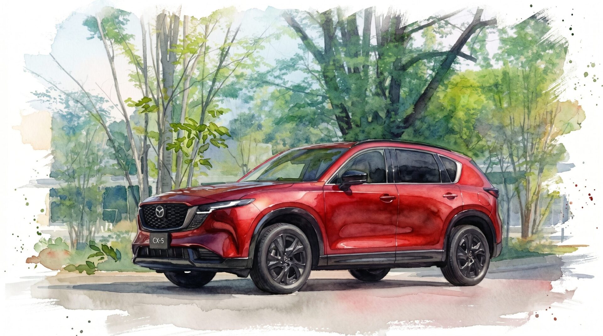 新型cx-5イラスト2