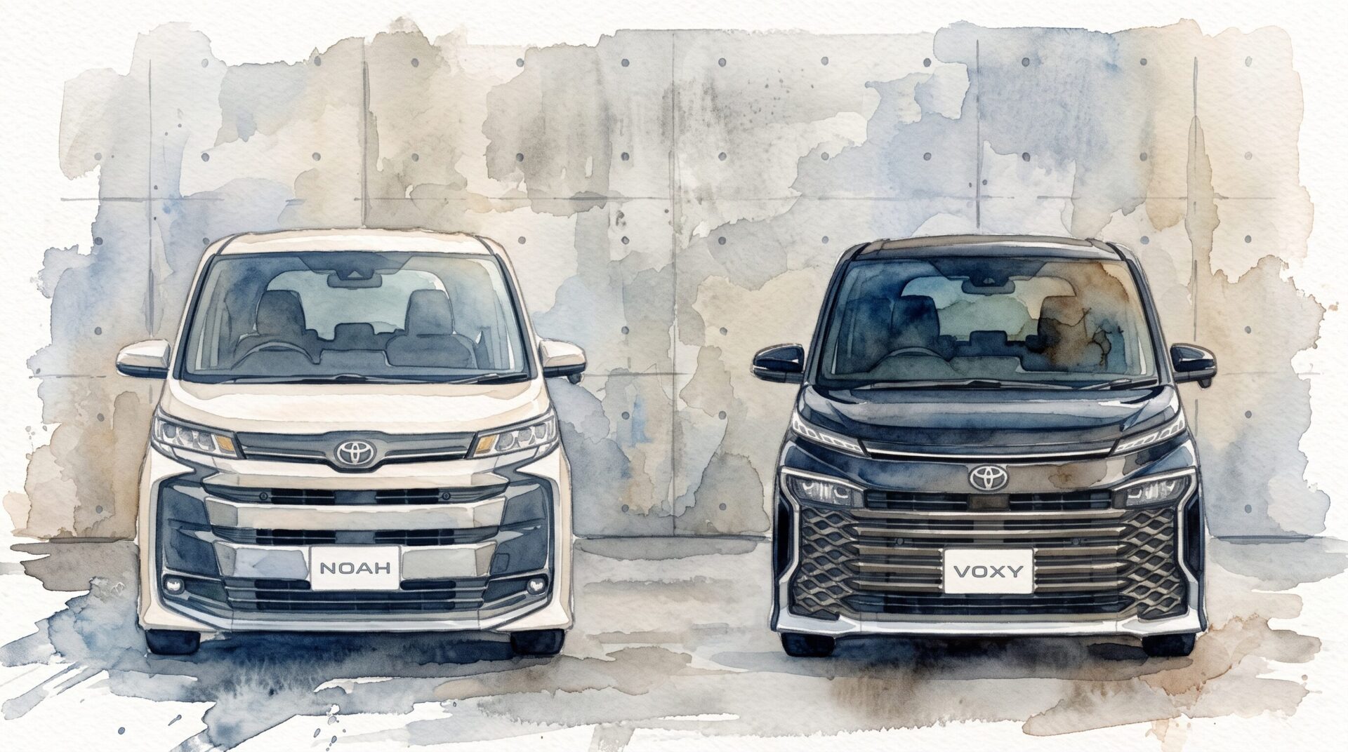 NOAH&VOXYイラスト