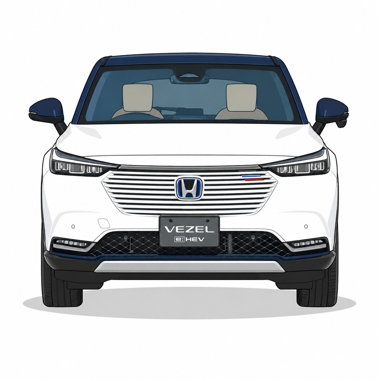 正面イラストヴェゼル